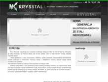 Tablet Screenshot of krysstal.pl